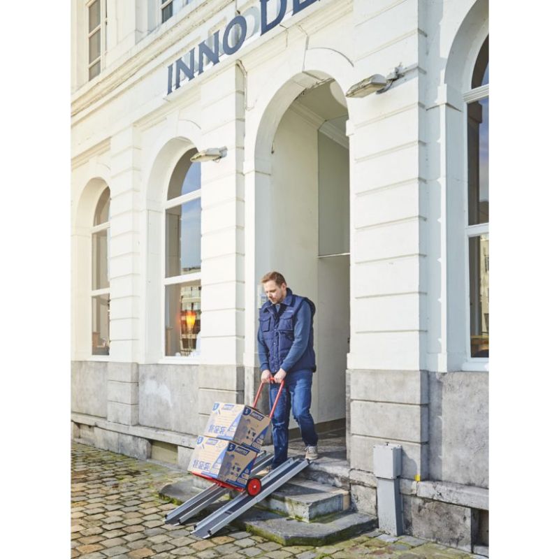 Rampe PMR aluminium télescopique universelle