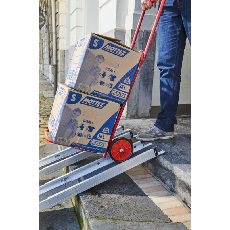 Rampe PMR aluminium télescopique universelle