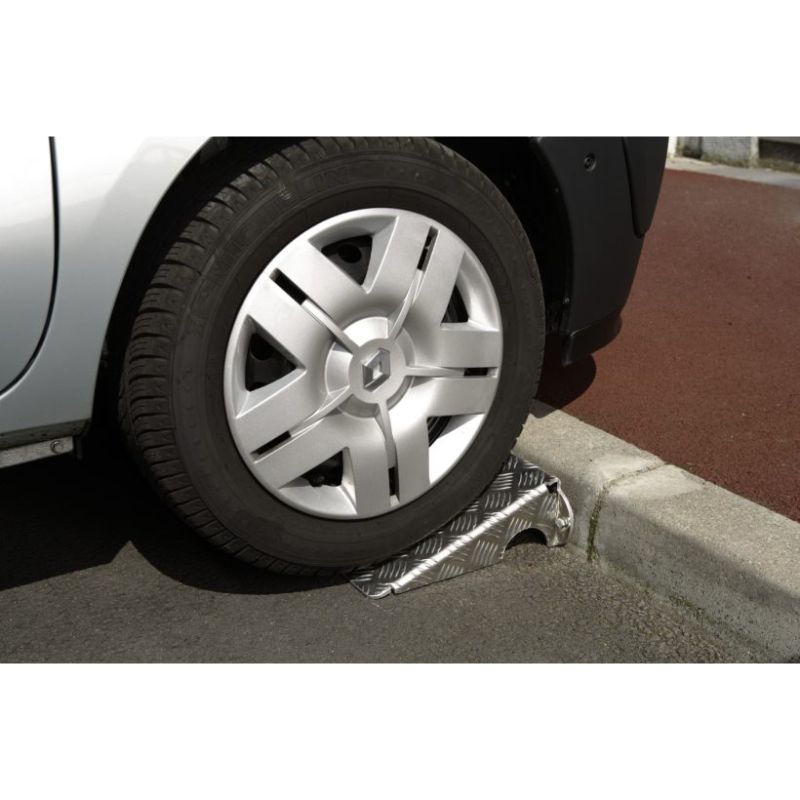 Lot de 2 petites rampes PMR d'accès trottoir