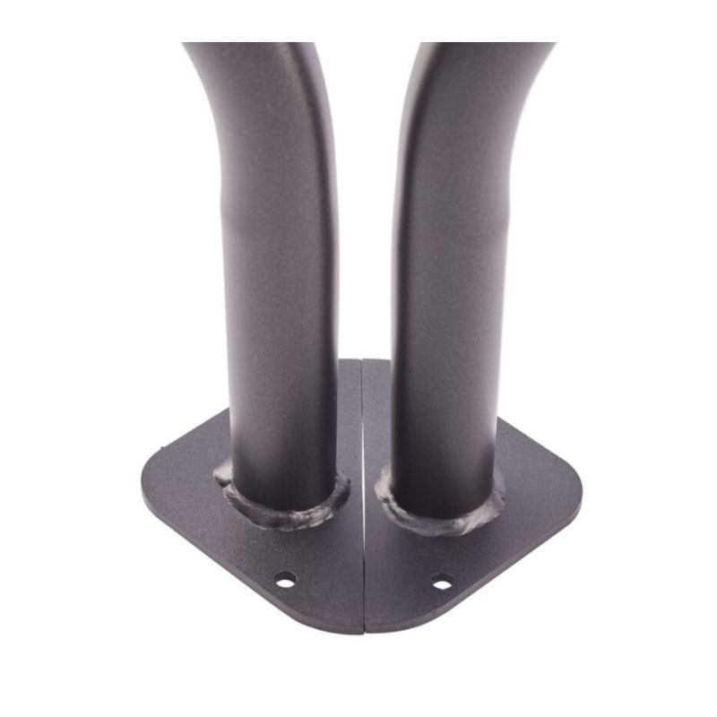 Arceau vélo losange avec protection caoutchouc