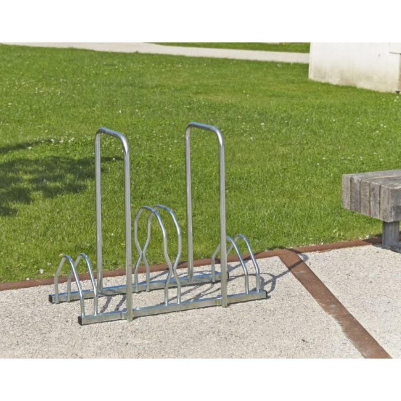 Râtelier vélo 2 niveaux avec arceaux antivol
