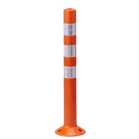 Poteau de signalisation flexible sur platine | Prossentiel 