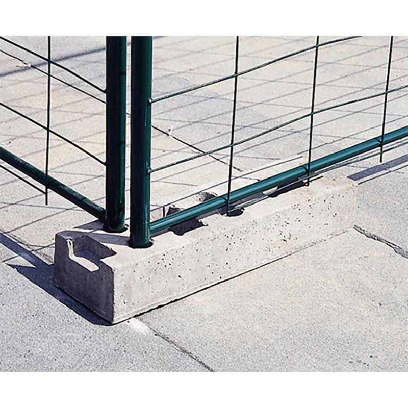 Plot béton pour clôture de chantier grillagée | Prossentiel 