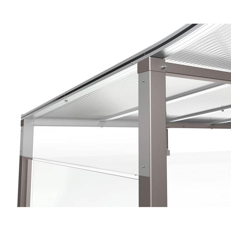 Bavettes coupe-vent latérales - Abris Modulo Prossentiel