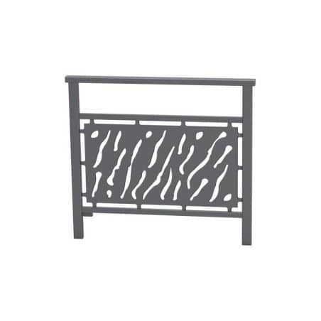 Barrière de ville Venise avec tôle découpée Prossentiel