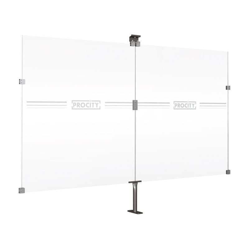 Bardage de fond en verre - Abri vélos Modulo Prossentiel