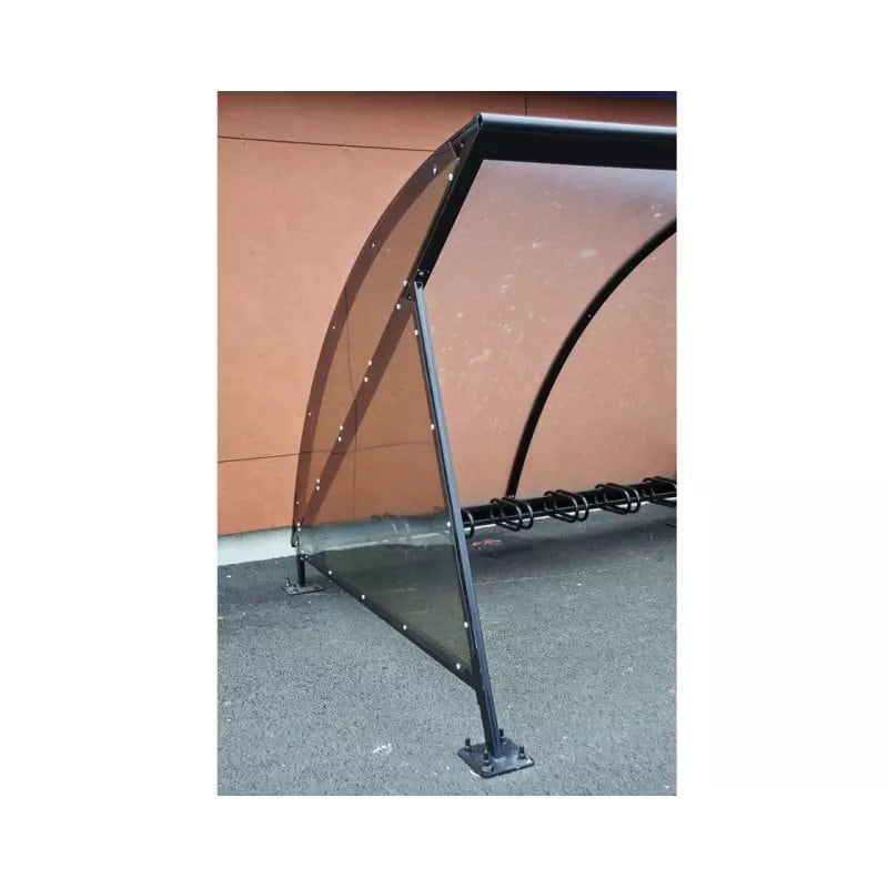 Bardages supérieurs - Abri vélos demi-lune Prossentiel