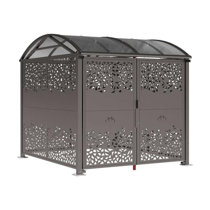 Abri vélos et motos sécurisé Voûte design - format standard Prossentiel