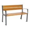 Banc bois et acier Silaos® 5 lames Prossentiel