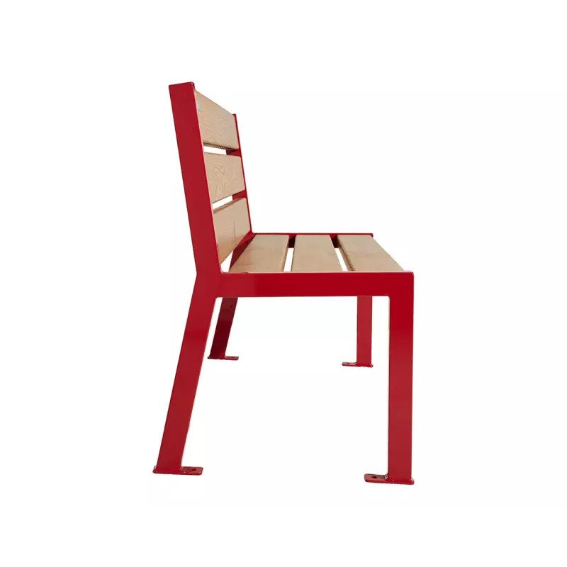 Banc bois et acier Silaos® 6 lames Prossentiel
