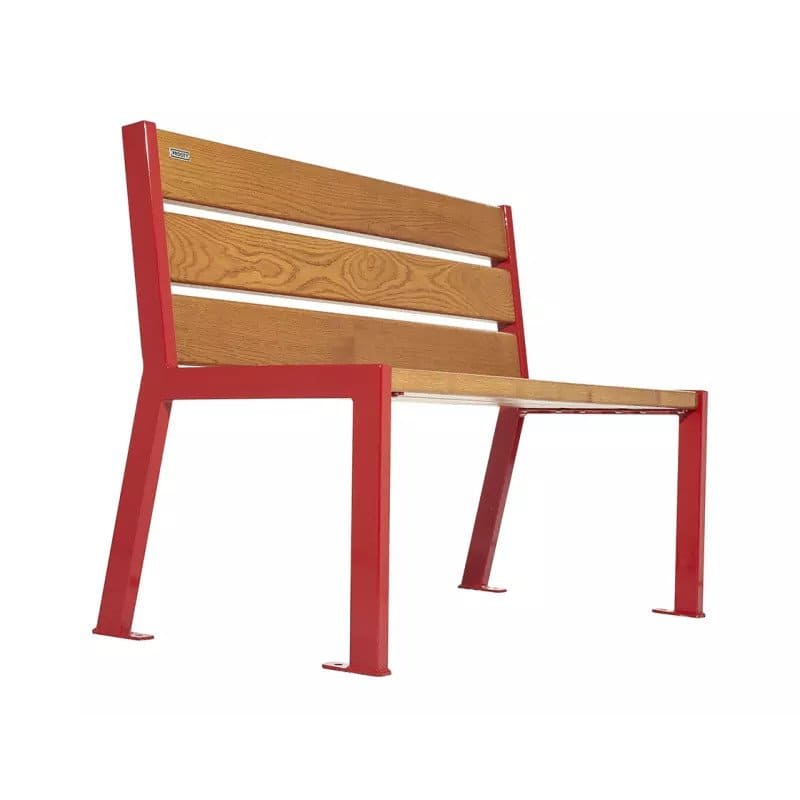 Banc bois et acier Silaos® 6 lames Prossentiel