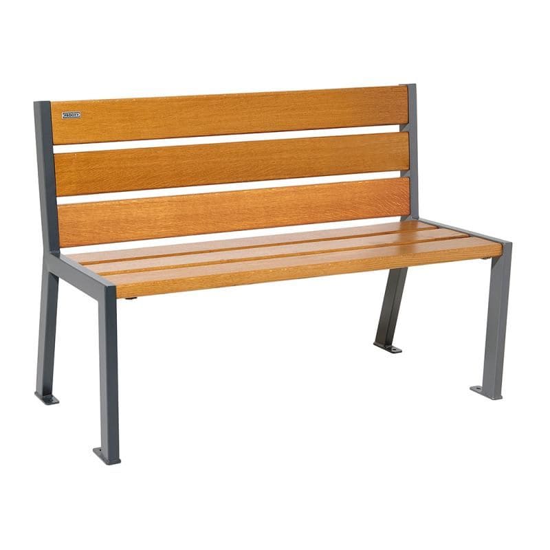 Banc bois et acier Silaos® 6 lames Prossentiel