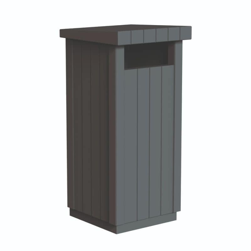 Corbeille en béton Zeus 130L Prossentiel