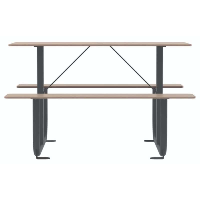 Table de pique-nique stratifié compact HPL Symphonie Extrême Prossentiel