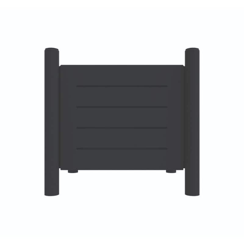 Jardinière urbaine Vibrato Métal 75L - avec bac Prossentiel