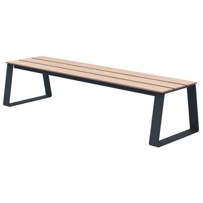 Banquette stratifié compact HPL Symphonie Extrême 3 places Prossentiel