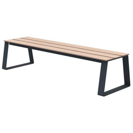 Banquette stratifié compact HPL Symphonie Extrême 3 places Prossentiel