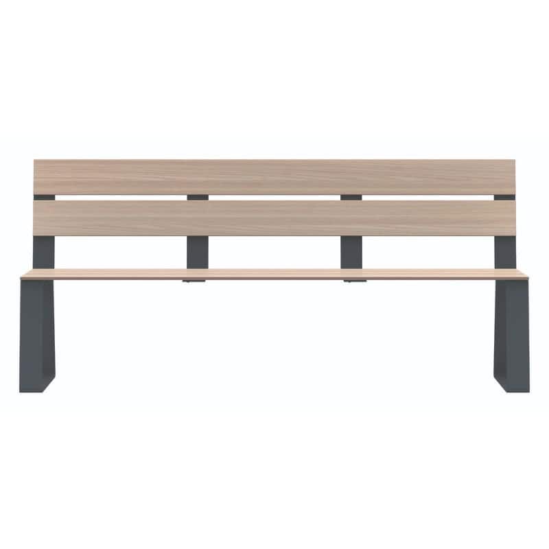 Banc stratifié compact HPL Symphonie Extrême 3 places Prossentiel