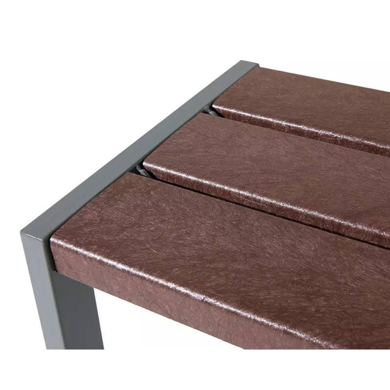 Banquette Silaos® acier et plastique recyclé Prossentiel