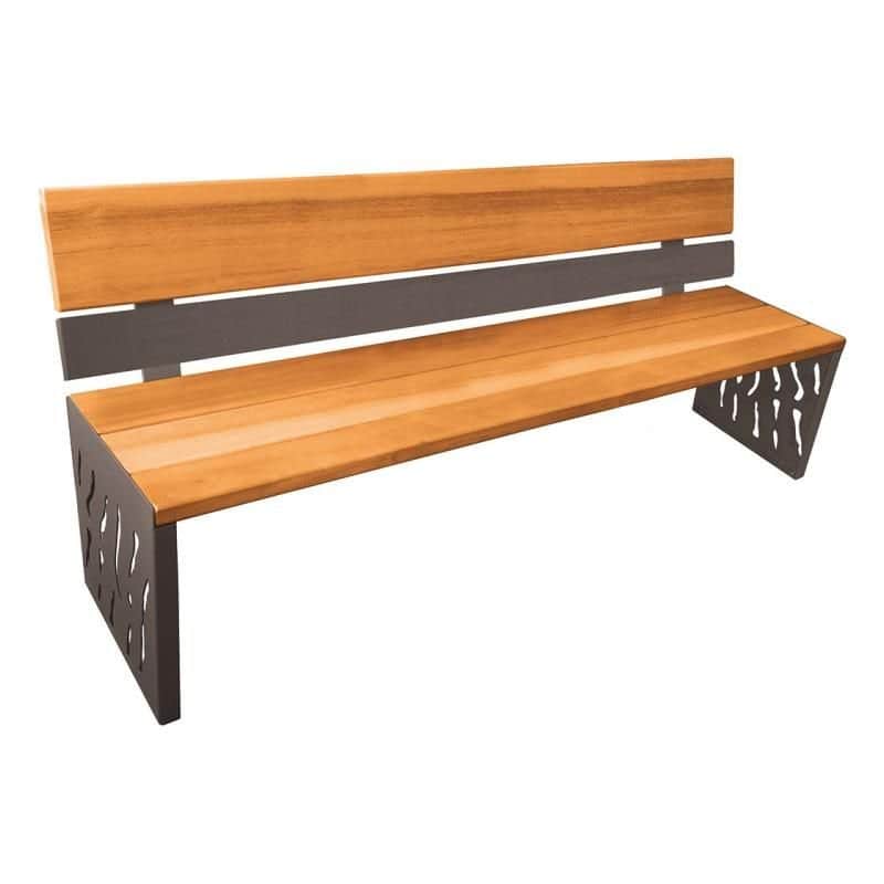 Banc urbain bois et acier Venise Prossentiel