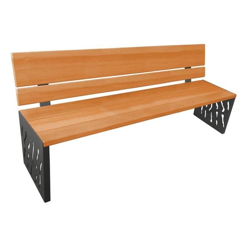 Banc urbain bois et acier Venise Prossentiel