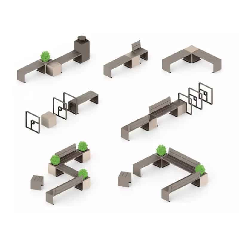 Banquette acier Kub Prossentiel