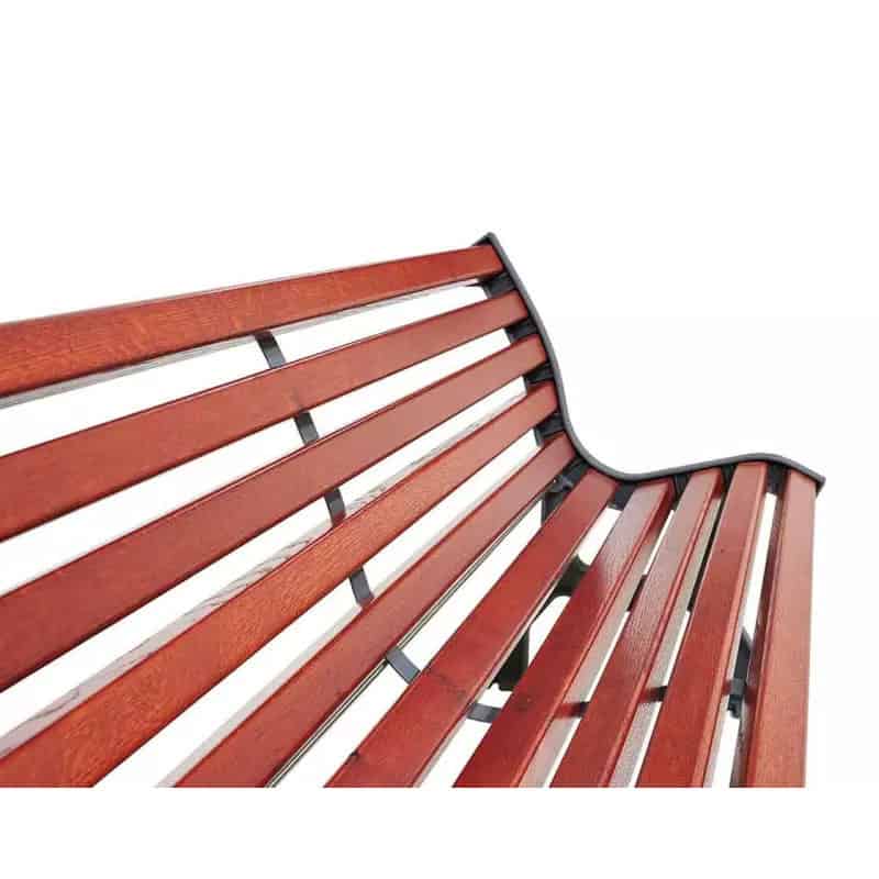 Banc traditionnel bois et acier Lublin Prossentiel