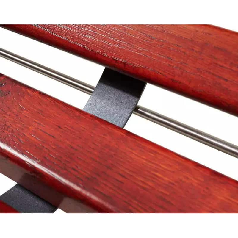 Banc traditionnel bois et acier Lublin Prossentiel