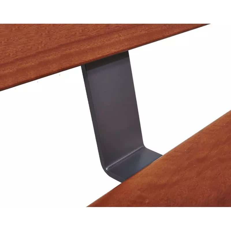 Banc extérieur bois et acier Pagode Prossentiel