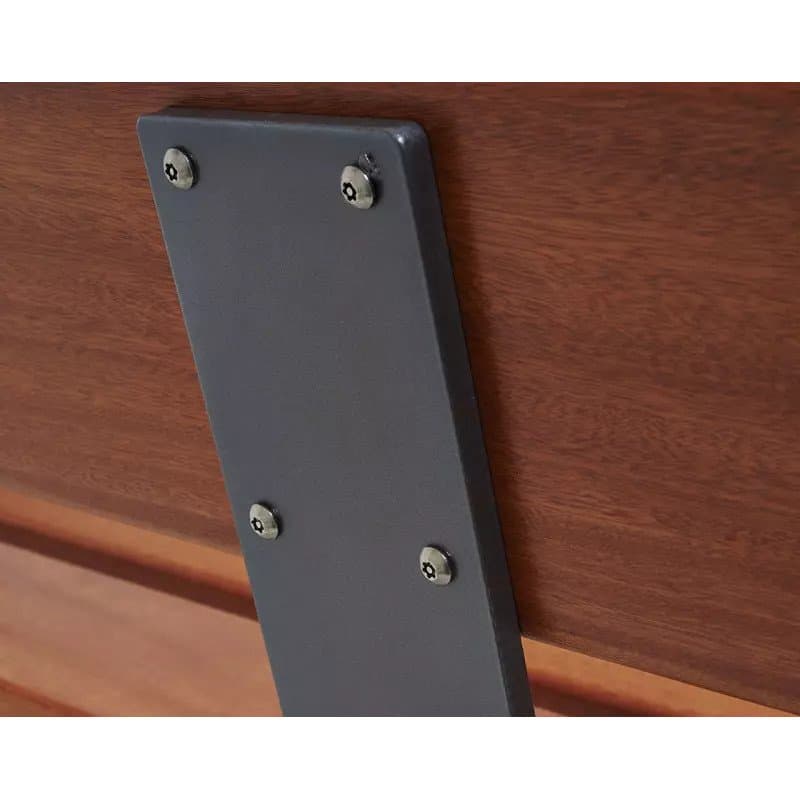 Banc extérieur bois et acier Pagode Prossentiel