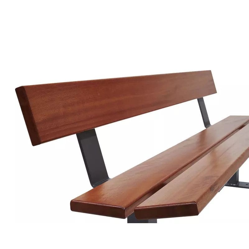 Banc extérieur bois et acier Pagode Prossentiel