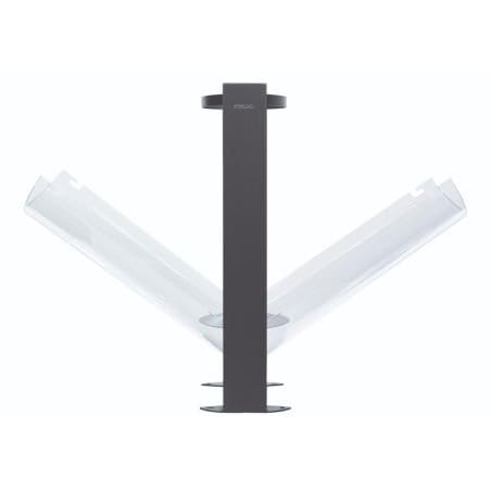 Lot de 2 façades plastique + fond antinuisible corbeille Vigipirate Arkea Prossentiel