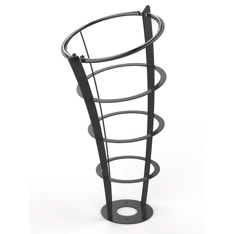 Poubelle urbaine vigipirate design Elice - 110L Prossentiel