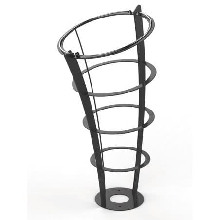 Poubelle urbaine vigipirate design Elice - 110L Prossentiel