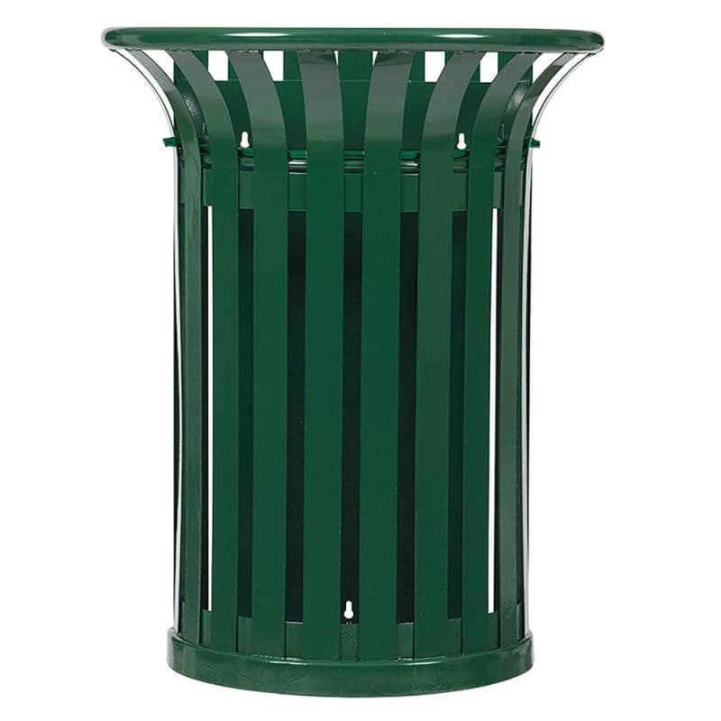 Corbeille acier demi-lune Tulipe - 35L Prossentiel