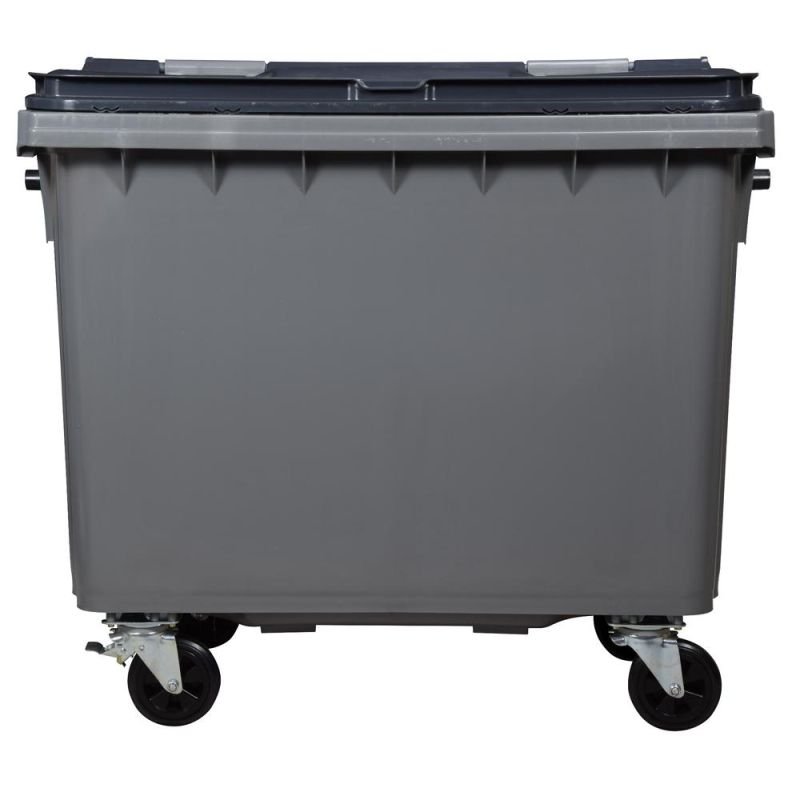 Poubelle conteneur 4 roues Korok - 660L Prossentiel
