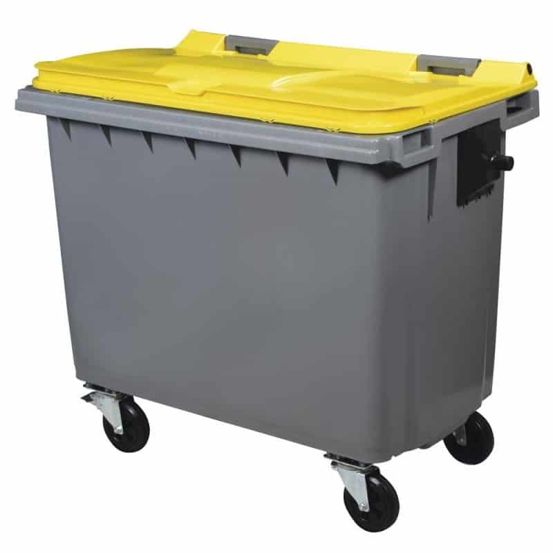 Poubelle conteneur 4 roues Korok - 660L Prossentiel