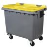 Poubelle conteneur 4 roues Korok - 660L Prossentiel