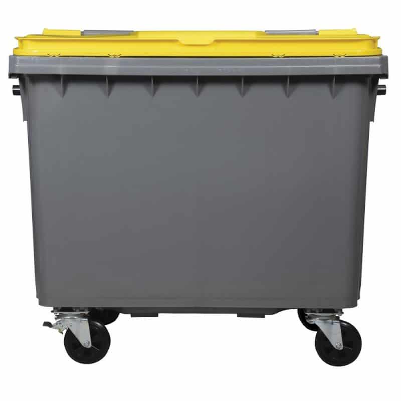Poubelle conteneur 4 roues Korok - 660L Prossentiel