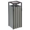 Corbeille à poser ou à fixer avec cendrier Eden Etik - 110L Prossentiel