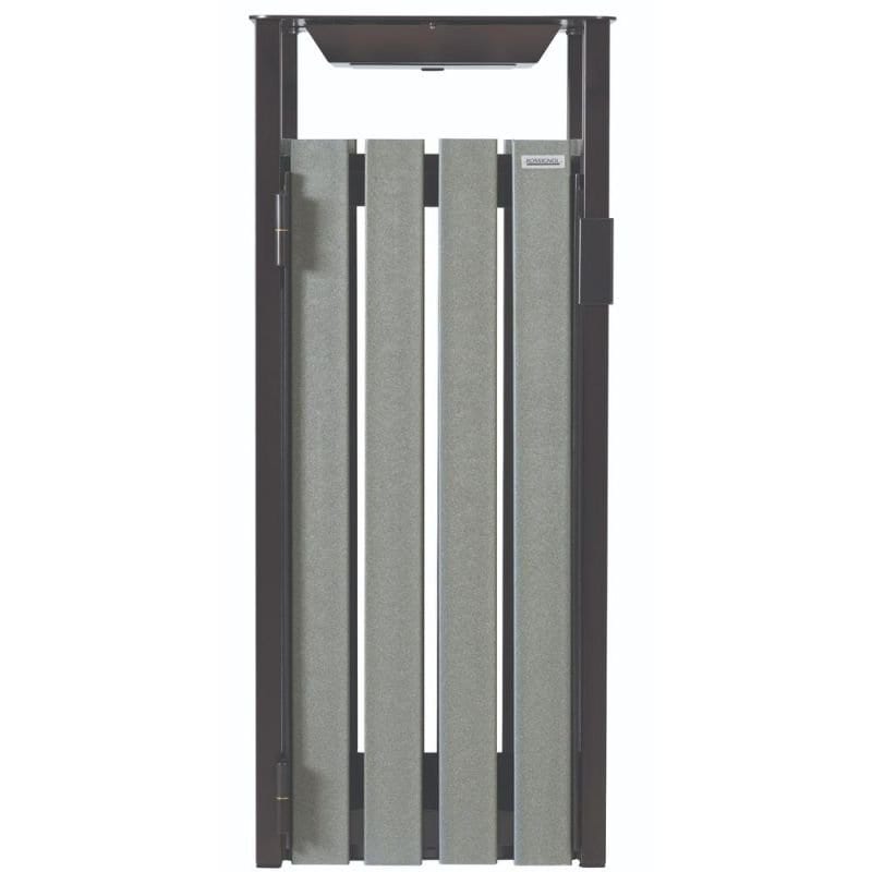 Corbeille à poser ou à fixer avec cendrier Eden Etik - 110L Prossentiel