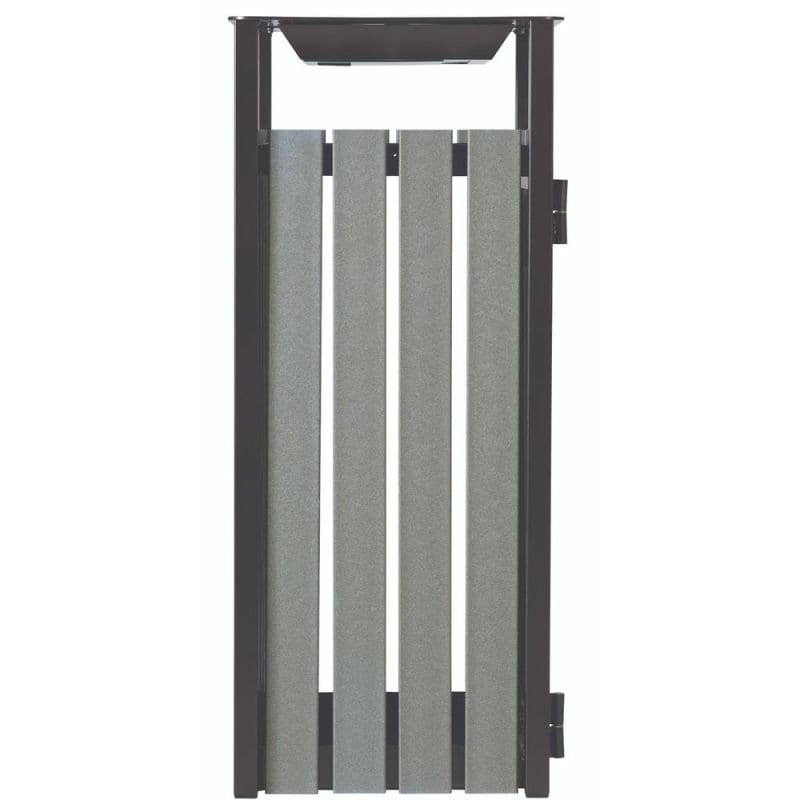 Corbeille à poser ou à fixer avec cendrier Eden Etik - 110L Prossentiel