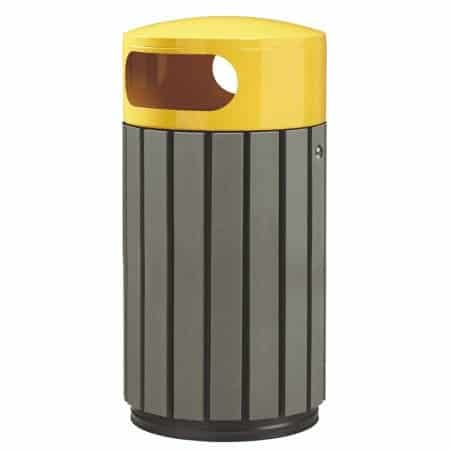 Poubelle extérieure à lattes recyclées Zeno Etik - 40L ou 60L Prossentiel