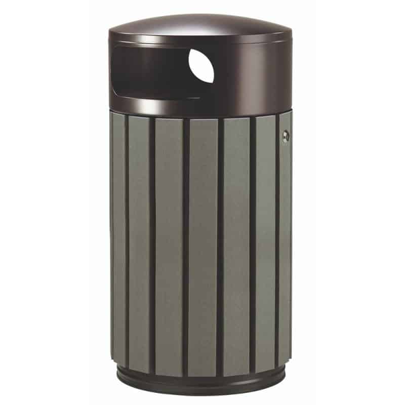 Poubelle extérieure à lattes recyclées Zeno Etik - 40L ou 60L Prossentiel