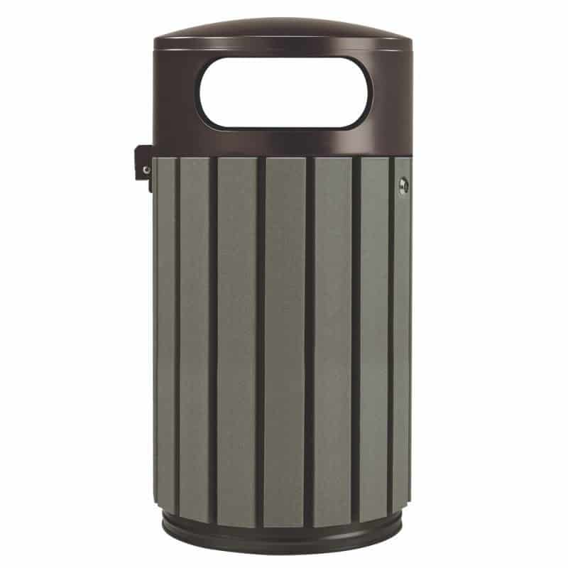 Poubelle extérieure à lattes recyclées Zeno Etik - 40L ou 60L Prossentiel
