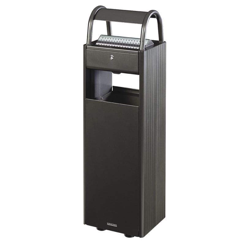 Cendrier-corbeille sur pied acier Kopa - 30L ou 60L Prossentiel