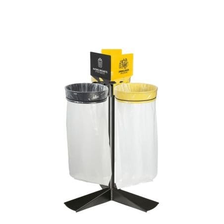 Sac de support rond 3 flux Ecollecto-Collecmur - 110L Prossentiel