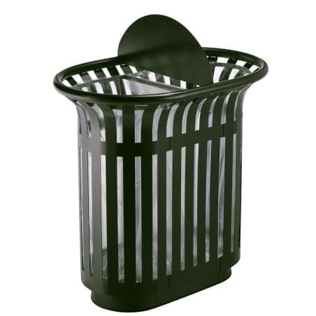 Corbeille 2 flux avec totem Tulipe - 60L Prossentiel