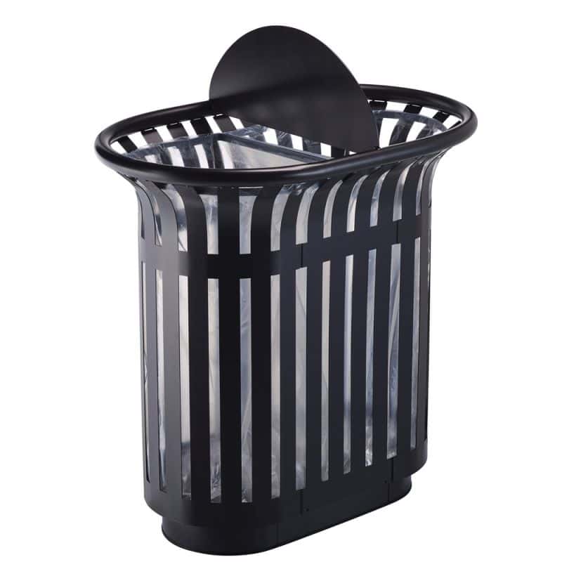 Corbeille 2 flux avec totem Tulipe - 60L Prossentiel