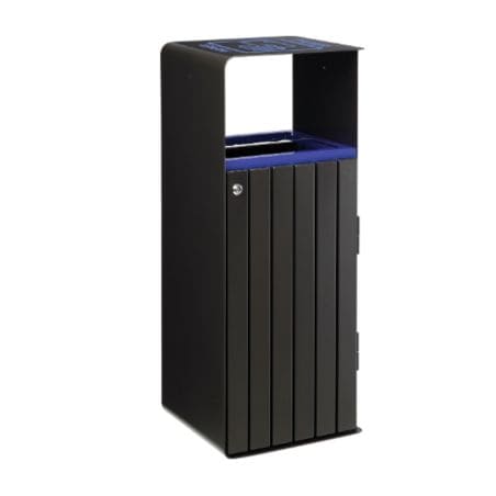 Poubelle urbaine lattes aluminium Artri - 110L Prossentiel